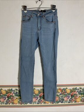 Monkey Ride Jeans Light Wash High Rise Skinny Jeans Size 5/27